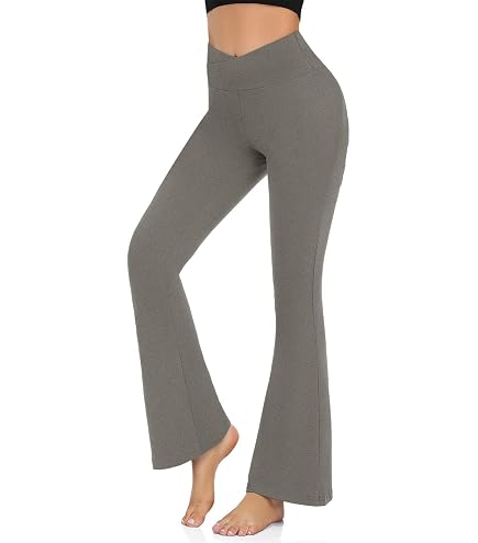 Amazon.com: SOLY HUX Women's Flare Leggings High Waisted